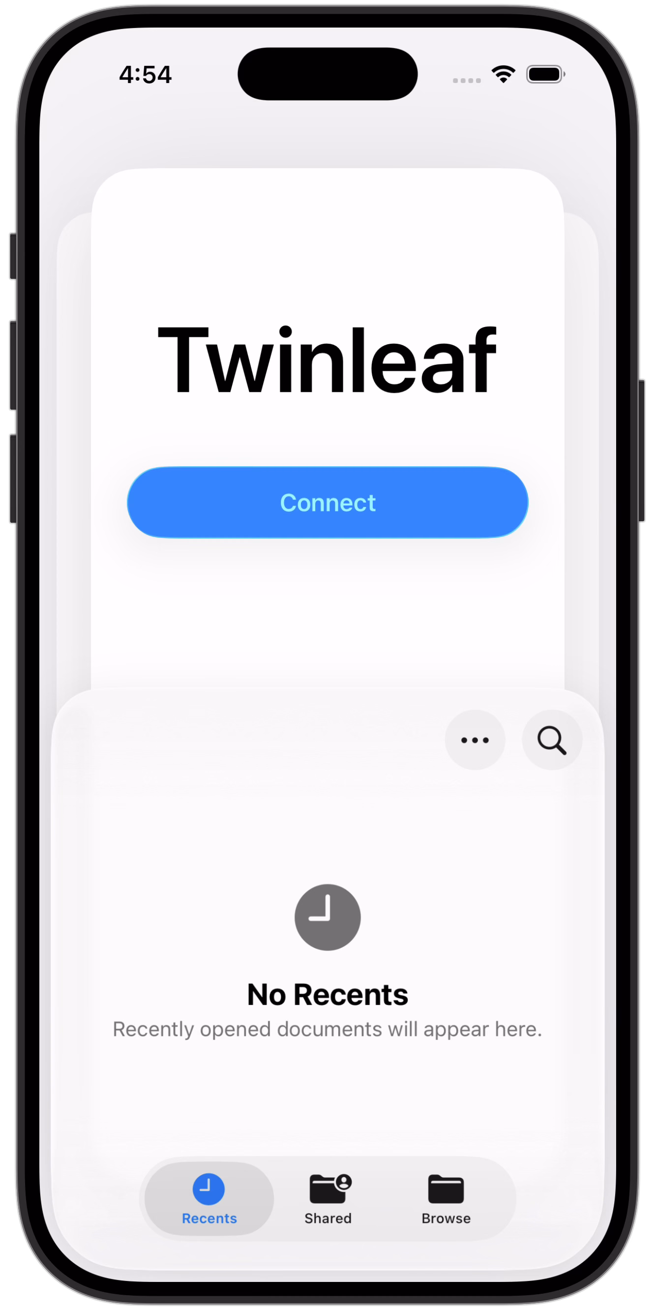 Launch screen on iPhone